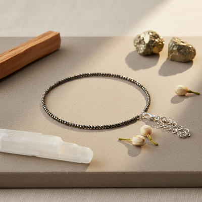 Pyrite Anklet