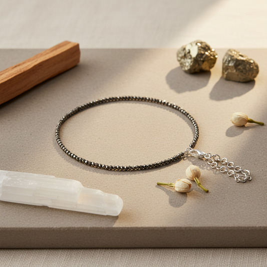 Pyrite Anklet